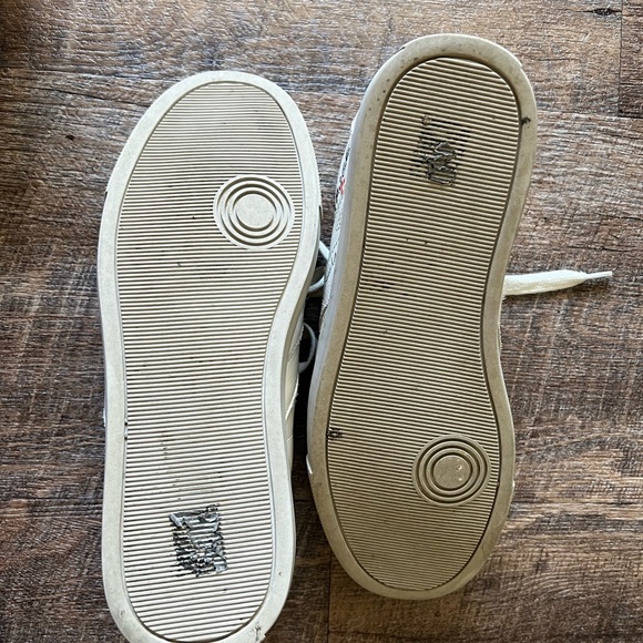 Zadig & Voltaire Off white graffiti sneakers - Picture 3 of 5